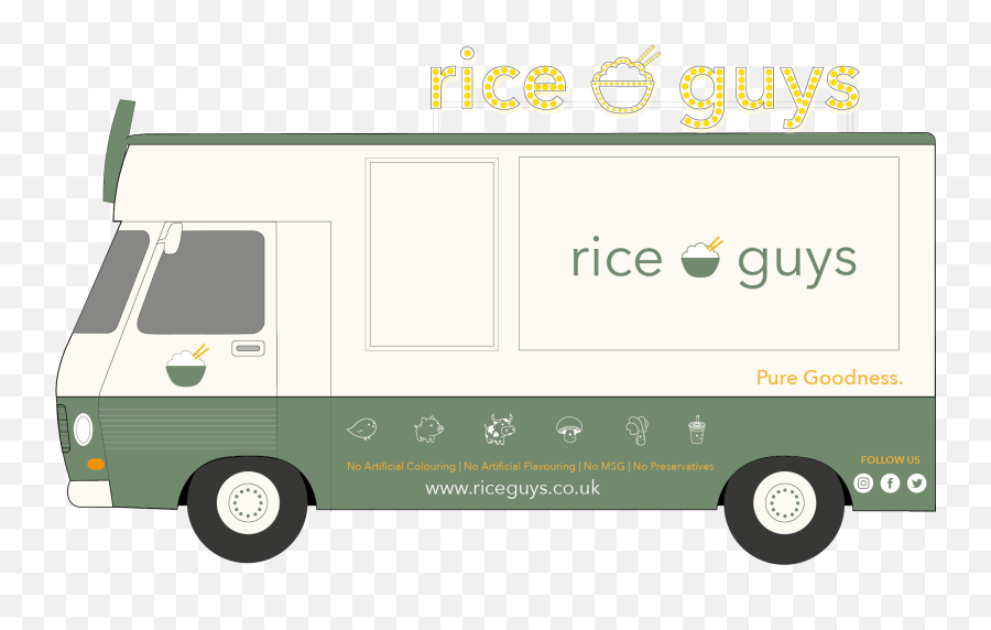 Chinese Comfort Food Riceguys Greater - Rice Guys Food Truck Emoji,Chinese Man Emoji