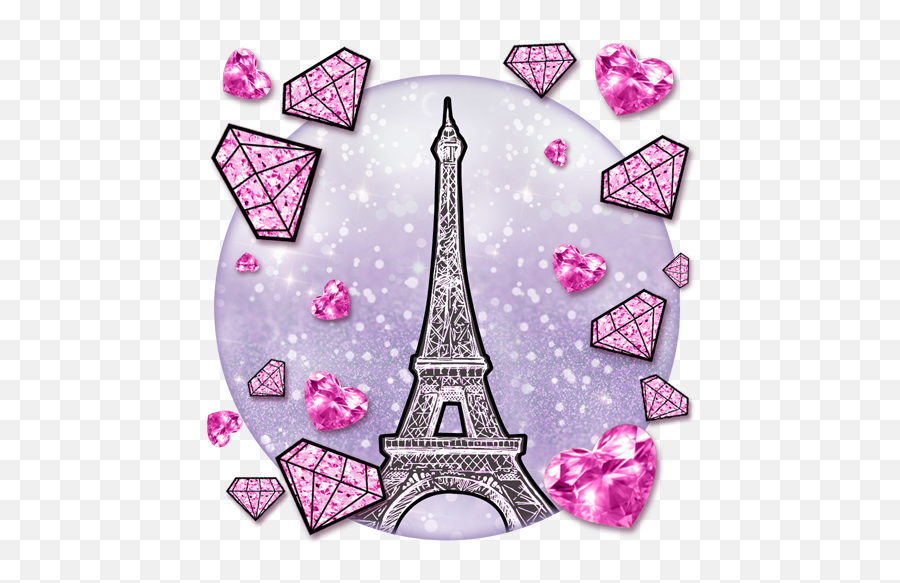 Pink Diamond Paris Wallpaper 10 Apk Download - Comtupe Pink Diamond Paris Emoji,Strolling Emoji