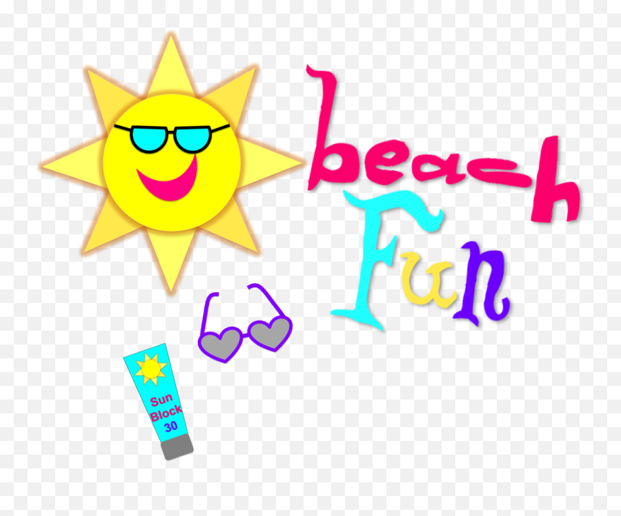 Library Of Fun In The Sun Graphic Freeuse Library Png Files - Clip Art Summer Fun Emoji,Jackass Emoticon