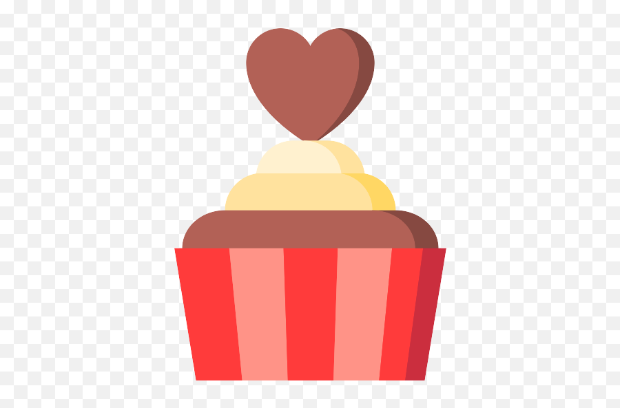 Valentines Emoji Vector Svg Icon - Baking Cup,Emoji Cupcake Rings