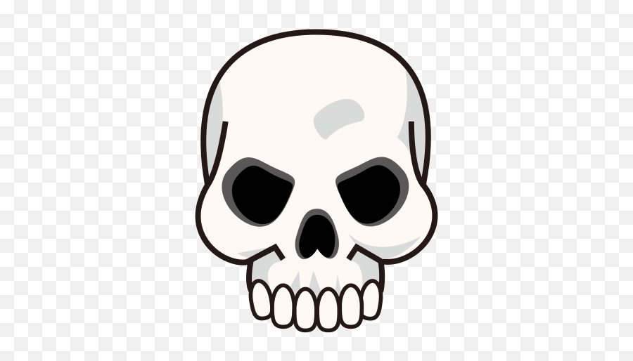 Skull - Skull Cartoon Drawing Emoji,Skull Emoji