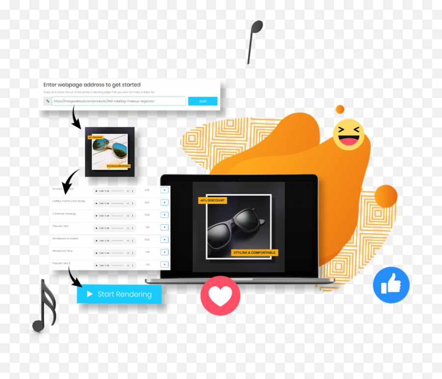 Animation Video Maker Online Instagramfacebook Video - Language Emoji,Obj Emoji Copy And Paste