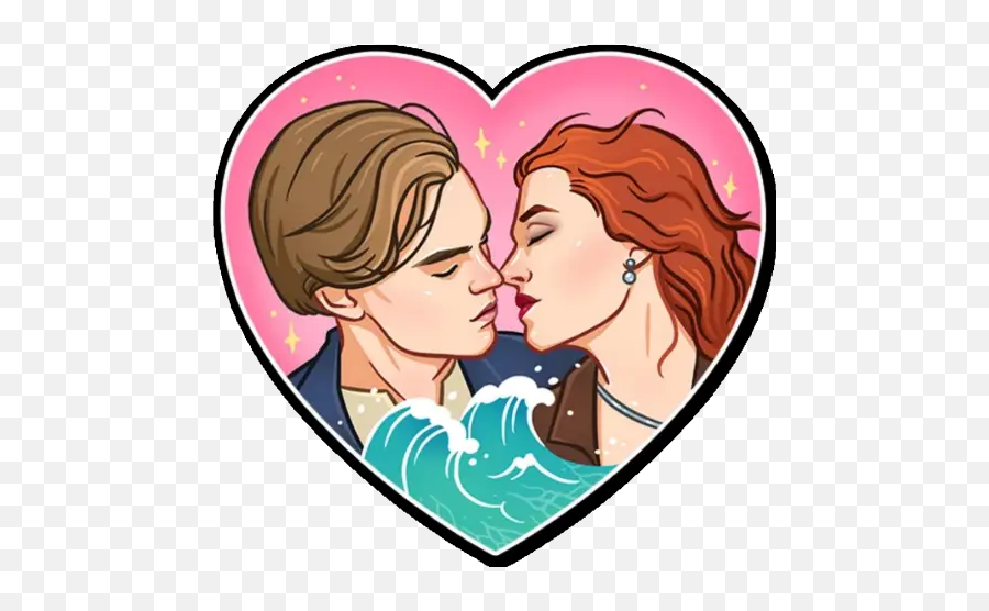 Titanic Love Story Stickers For Whatsapp - Stickers Whatsapp Titanic Emoji,Emoji 2 Titanic