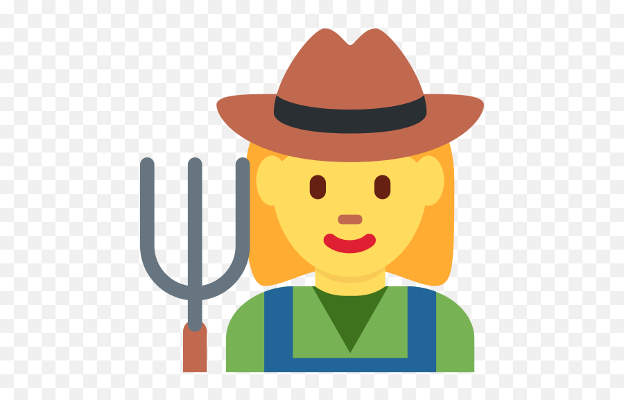 U200d Woman Farmer Emoji Meaning With Pictures From A To Z - Transparent Farmer Woman,Cowboy Hat Emoji