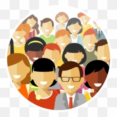 Crowd Smile Transprent Png Free Emoji,Understanding The Emoticons Crowd