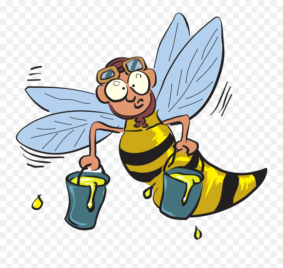 Bee Jokes - Worker Bee Clipart Emoji,Image Of Worker Bee Emoticon