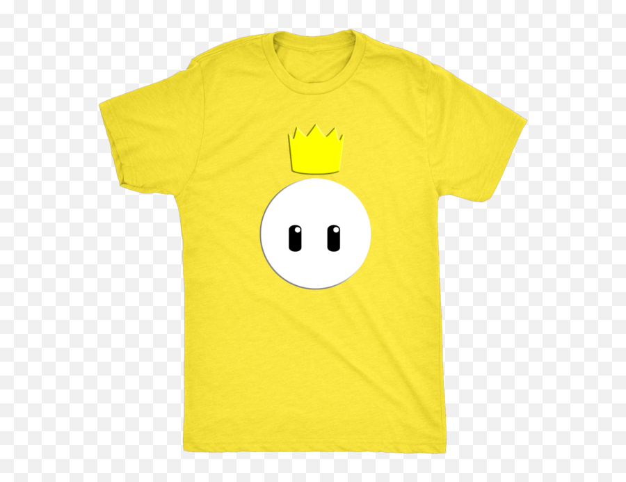 Fall Guy Funny King Crown Guy T - Shirt For Boys Girls Mens Short Sleeve Emoji,Hockey Playing Banana Emoticon