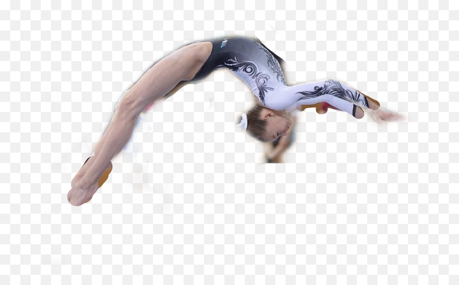 Gymnastics Gymnast Backflip Sticker - Gymanst Doing Back Flips Emoji,Cool Gymnastics Emojis