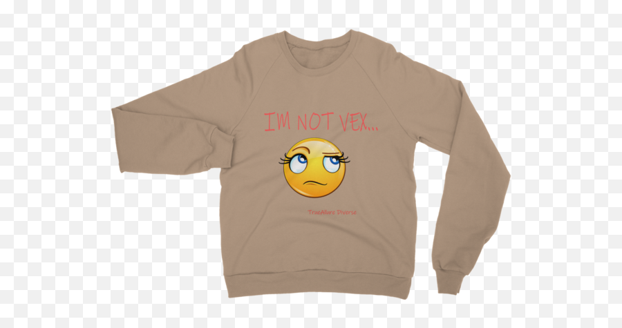 Im Not Vex Classic Adult Sweatshirt U2013 Trueallurediverse - Symbol Morgan Wallen Logo Emoji,Adult Emoticon