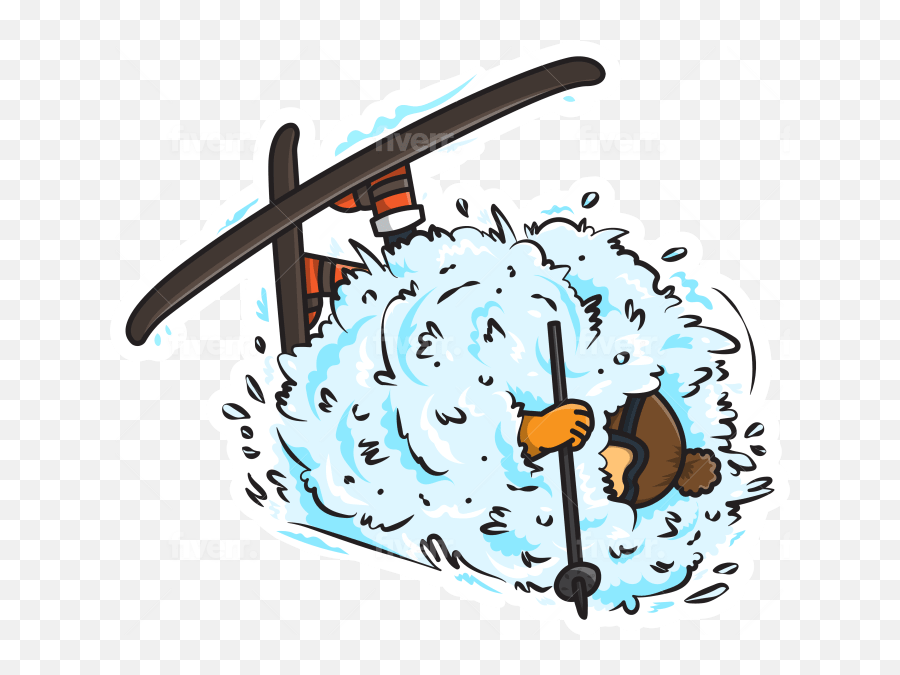 Create A Cute Vector Sticker Or Clipart Design By Ozzet12 - Cold Weapon Emoji,Ski Bunny Emoji