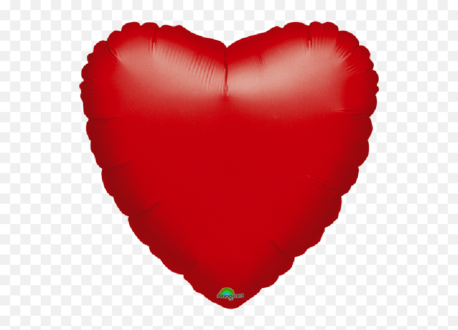 Red Heart Mylar Balloon - Heart Mylar Baloon Emoji,Heart Shaped Mickey Emoji