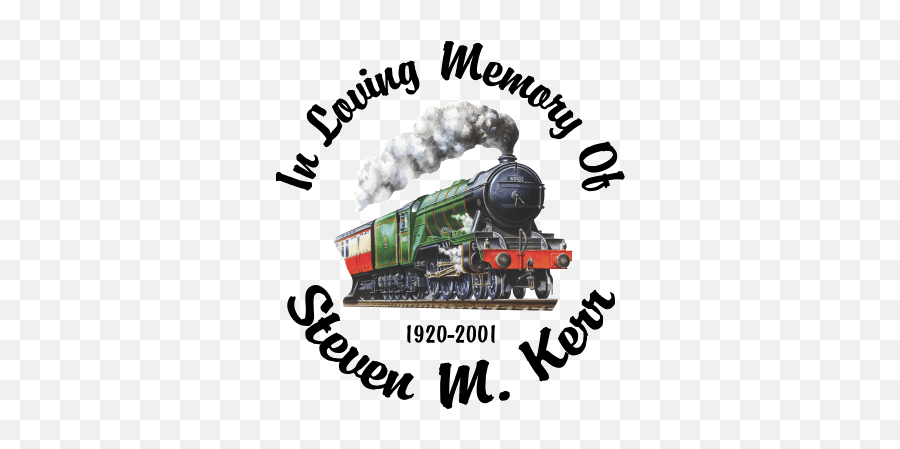Steam Engine Locomotive Memorial Die - Loving Memory Train Decal Emoji,Steam Custom Info Box Emojis