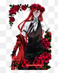 Blackbutler Grell Sutcliff Sticker - Grell Sutcliff Emoji,Grell Sutcliff Emojis