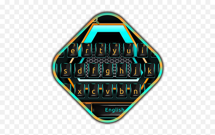 Neon Mechanical Keyboard Theme - Language Emoji,Emoji Smart Neon Keyboard