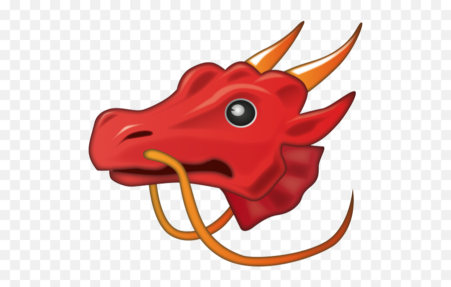 Dragon Face Emoji - Red Dragon Emoji Png,Steam Dragon Emoticon