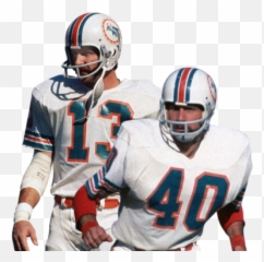 Nfl 100 - Jake Scott And Dick Anderson In Game Emoji,Emoji Sports Teans
