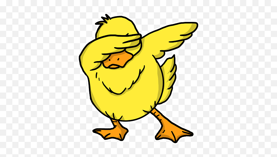 Funny Dabbing Duck Dab Aquatic Bird Lover Gift Onesie For - Dabbing Duck Emoji,Bird Emoticon Thank You