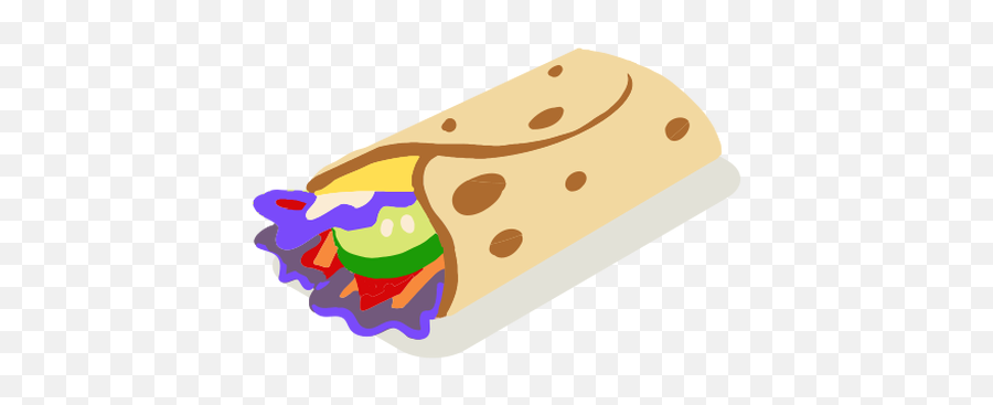 Tortilla T Shirt Designs Graphics U0026 More Merch - Fast Food Isometric Png Emoji,Burtito Emoji