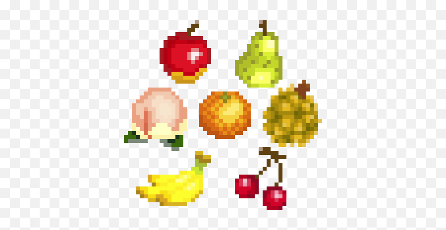 Download Animal Crossing Fruit Pixel Art Pixels New Leaf - Okage Yokocho Ancient Street Emoji,Animal Crossing Emotions Wave