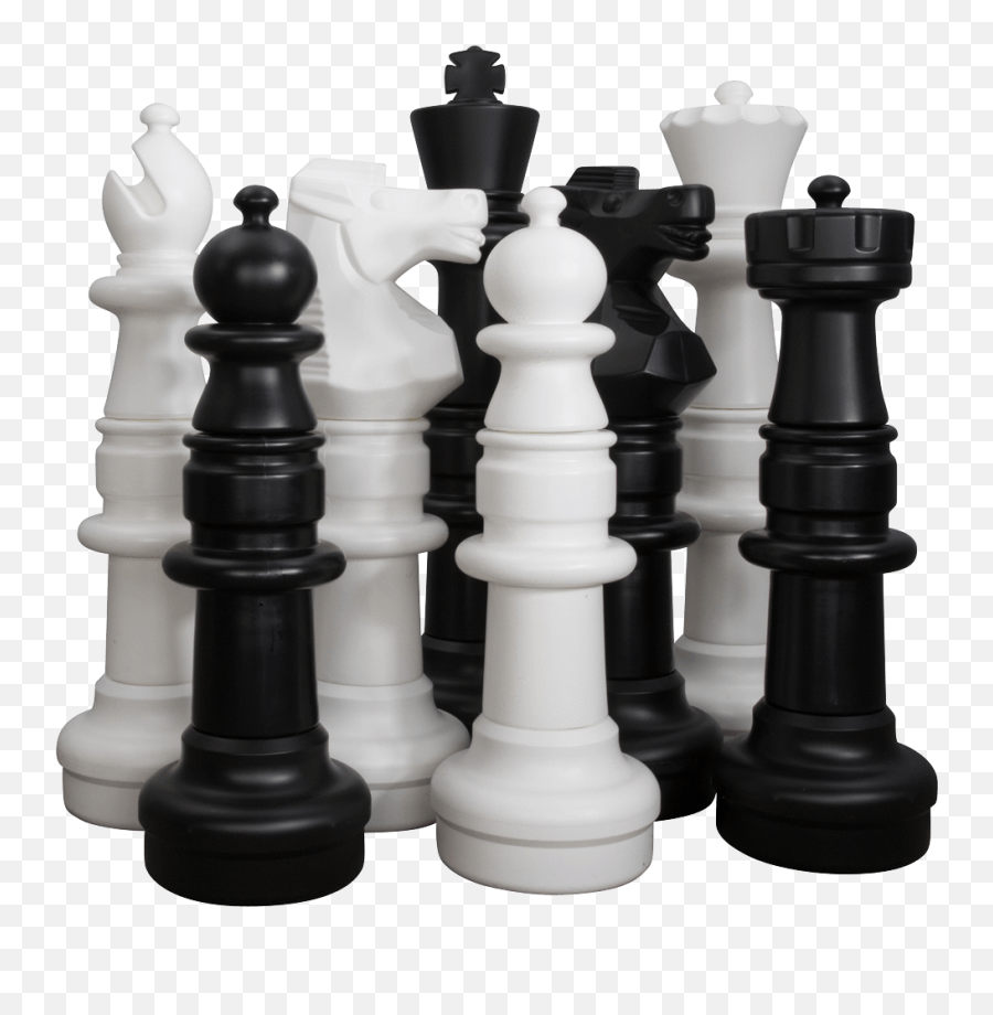 Giant Chess Sets Giant Outdoor Chess - Giant Chess Pieces Emoji,Chess Is Easy Its Emotions