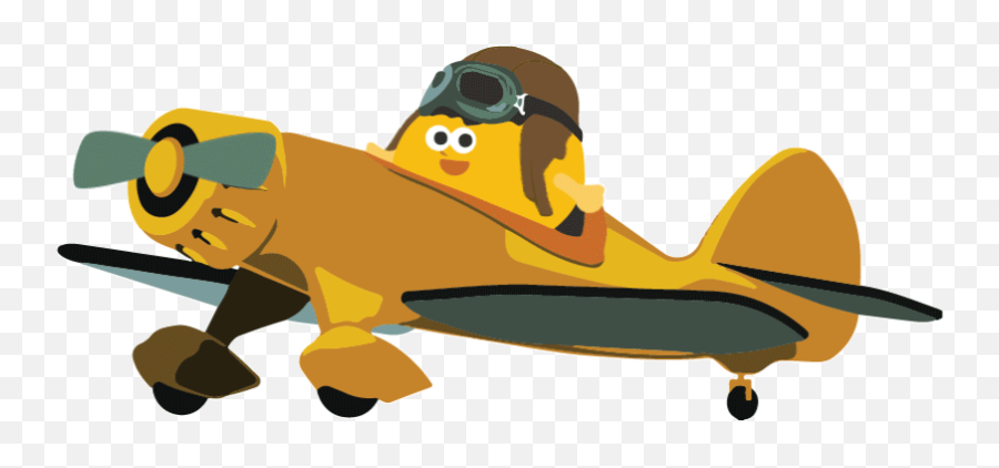 Buncee - Happy Cartoon Aeroplane Gif Transparent Emoji,Airplane Emojis Gifs