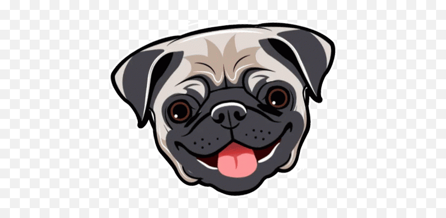 Animated Sticker For Ios U0026 Android Giphy - Happy Emoji,Pug Dog Emoticons