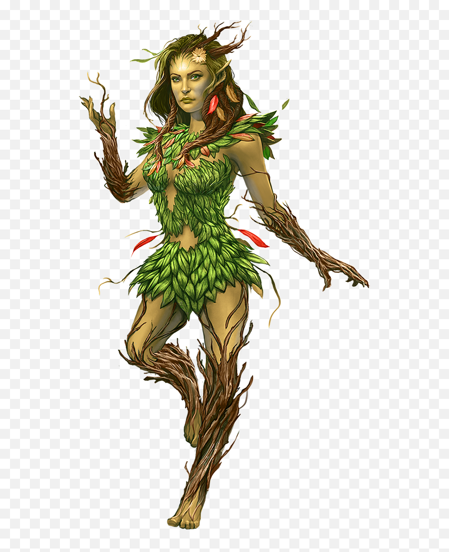 Dryad - Monsters Archives Of Nethys Pathfinder 2nd Nymph Pathfinder Emoji,Women Creatures Of Emotion