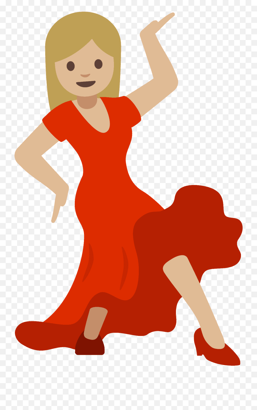 Woman Dancing Emoji Clipart Free Download Transparent Png,Emoticon Vector Girl