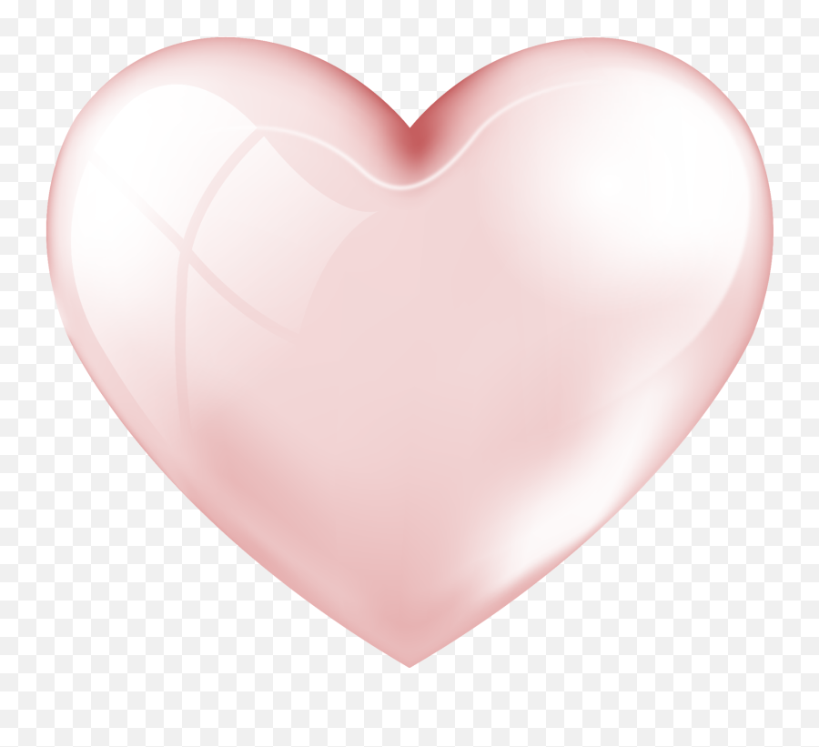 Shiny Glossy Pale Pink Heart Sticker By Mindymae - Girly Emoji,Shiny Heart Emoji