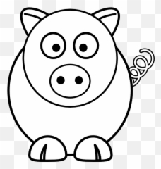 Free Pig Cartoon Black And White Download Free Pig Cartoon Emoji,Pig Face Pig Feet Emoji Answers