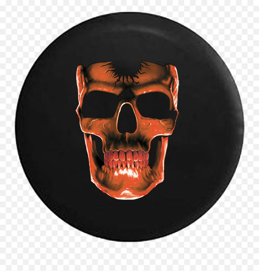 Discounted On Sale Spare Tire Cover 3d Cracked Grinning Emoji,Springfield Xds Emotion