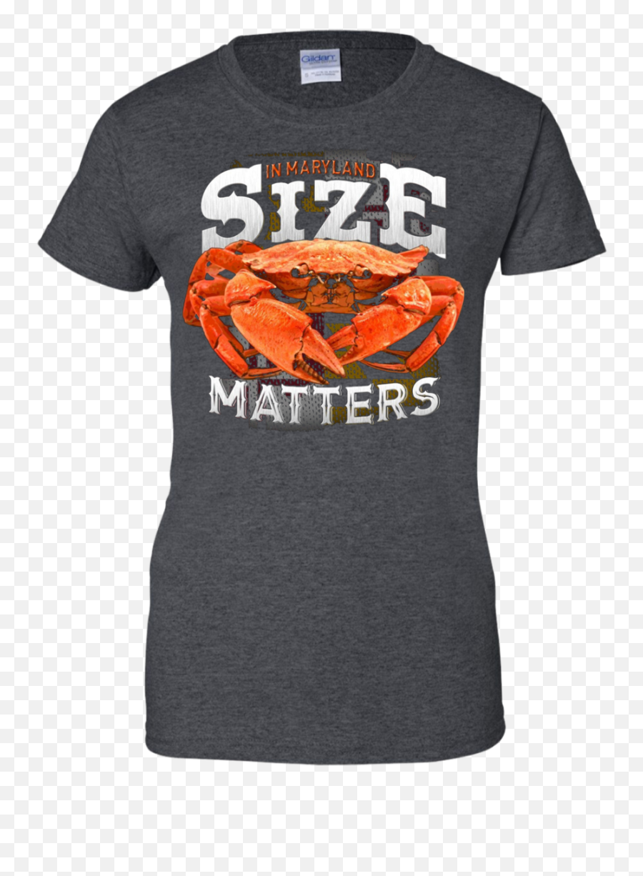Size Matters In Maryland Blue Crab T Shirt U2013 Shirt Design Emoji,Crab Emoticon Facebook