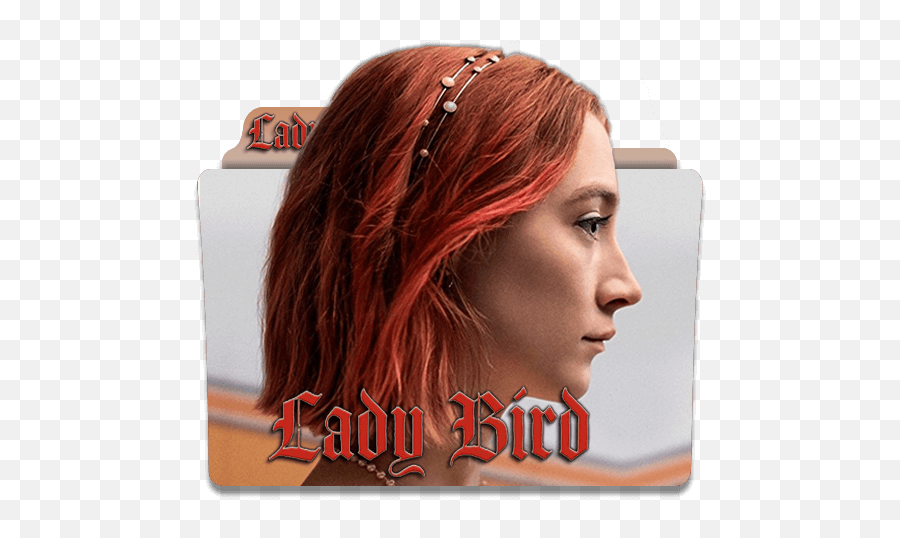 Lady Bird Movie Folder Icon - Designbust Emoji,Emoji Hair Dying