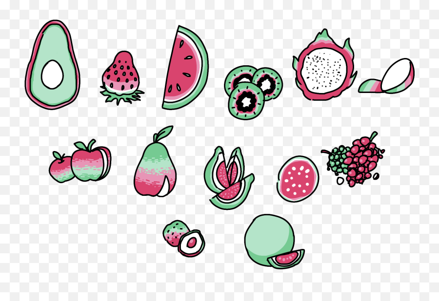 Came Out Today Abrosexual Emoji,Watermelon Fruit Emoji