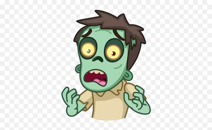 Zombie Sticker Pack - Stickers Cloud Emoji,Zombie Emojies