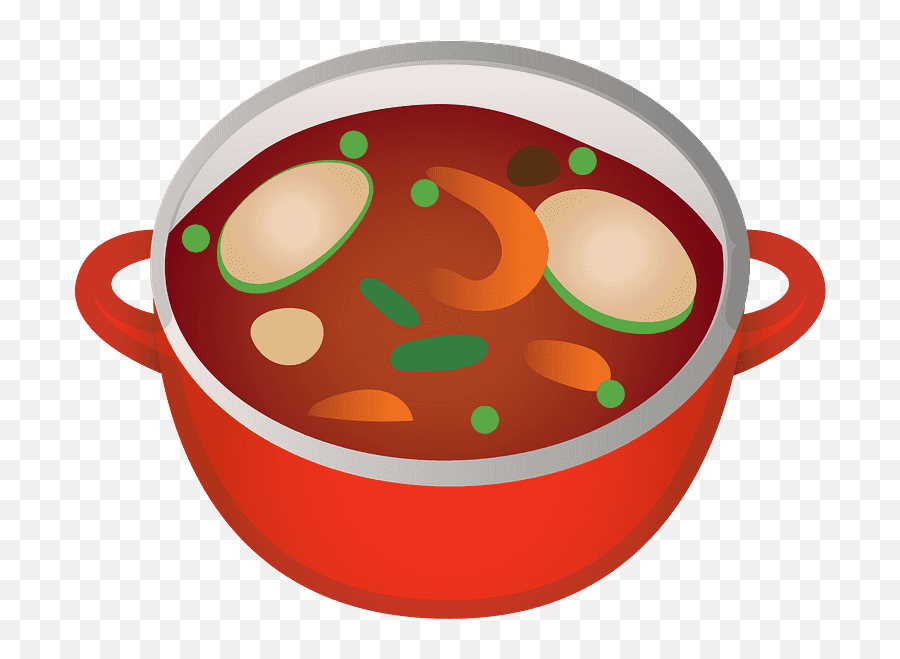 Pot Of Food Emoji Clipart - Comida Emoji,Food Emoji Clipart
