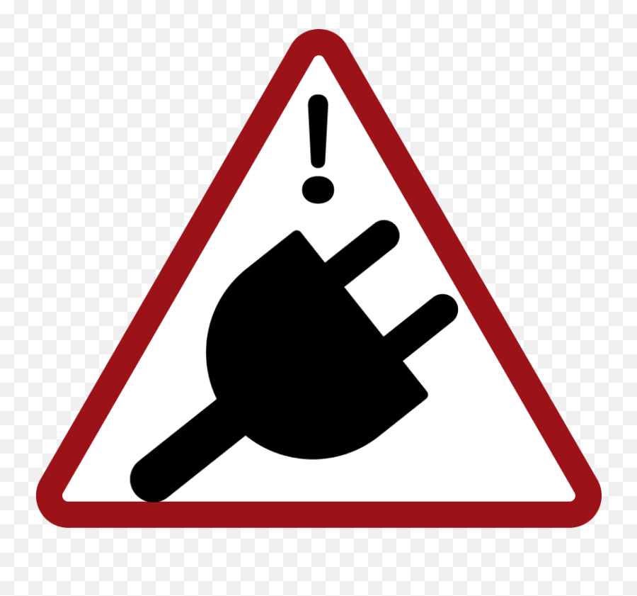 Alert Unplug Wellesley Warning Sign - Unplug Clipart Emoji,Danger Sign Emoji