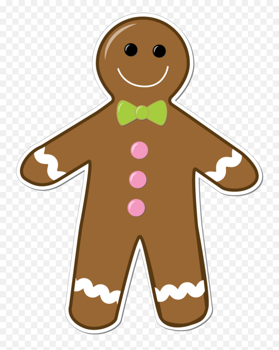 Gingerbread Man Clipart 2 - Transparent Background Gingerbread Man Clipart Emoji,Gingerbread Emoji