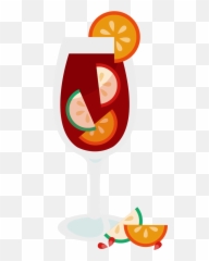 Wine Glass Pencil And - Sangria Clip Art Png Download Wine Glass Emoji,Wine Glass Emoji Png