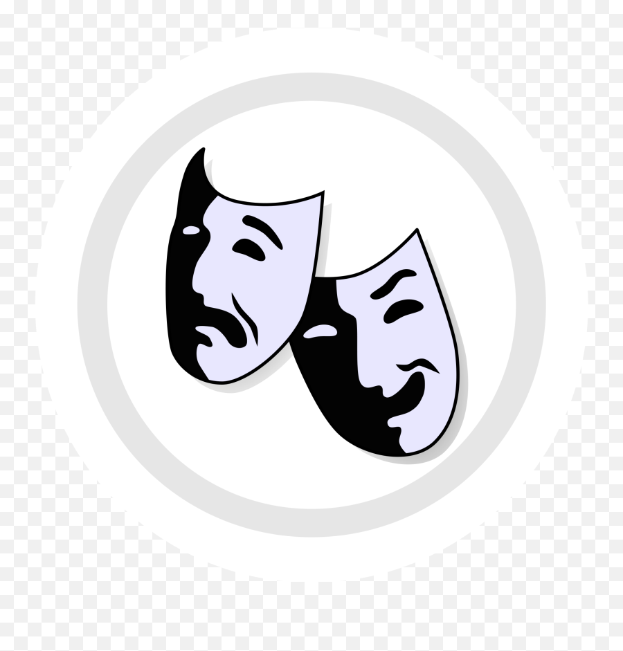 Theatre Mask - Theatre Mask Red Png Emoji,Masking Emotions Disorder