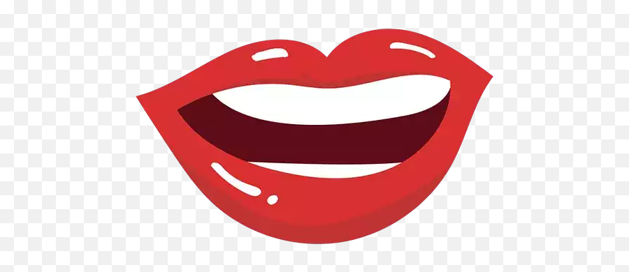 Lips Set 1 - Stickers For Whatsapp Happy Emoji,Iphone Lips Emoji