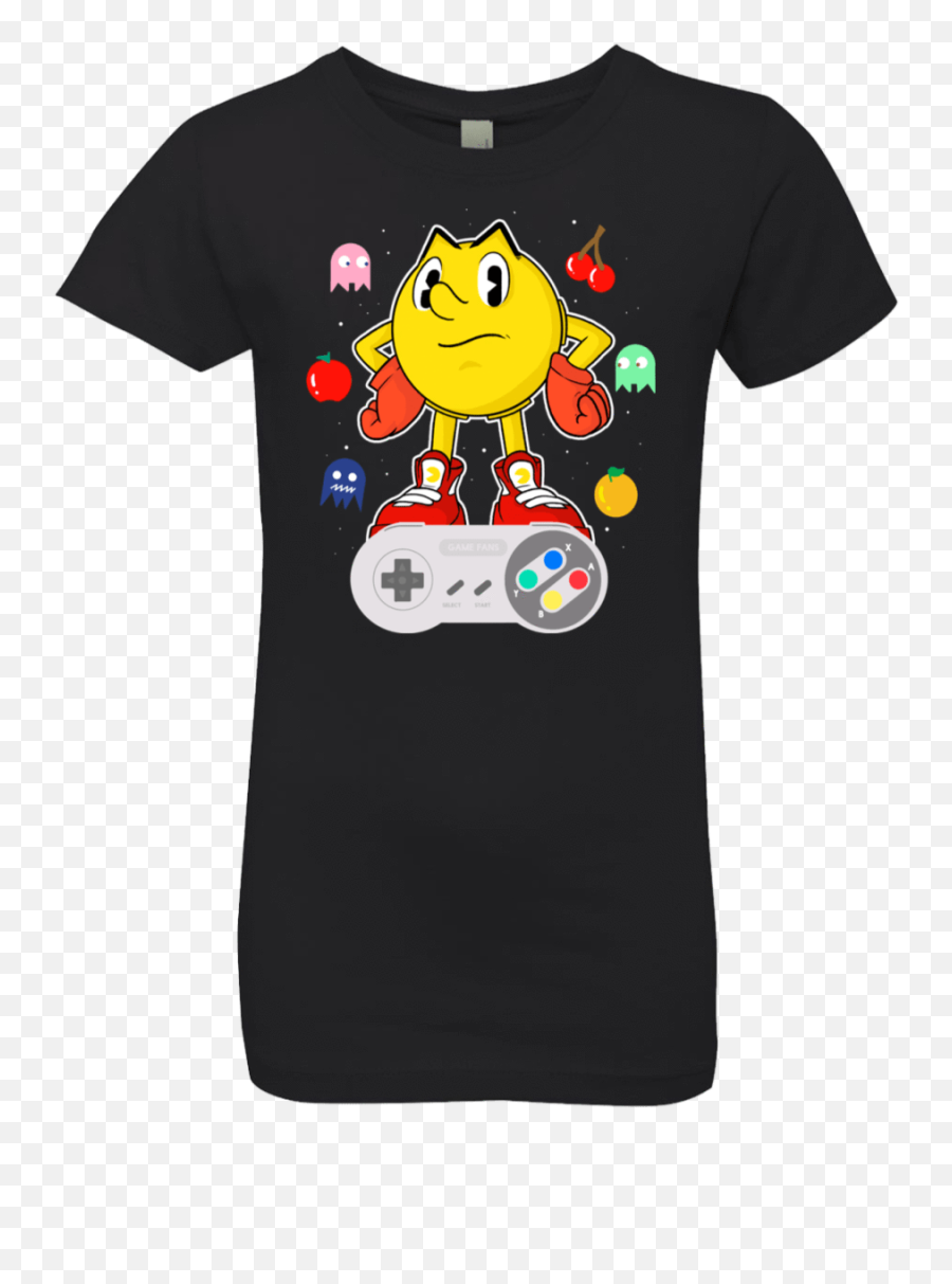 Lever Pac - Man Girls Premium Tshirt Pac Man Shirt Emoji,Emoticons For Sametime Chat