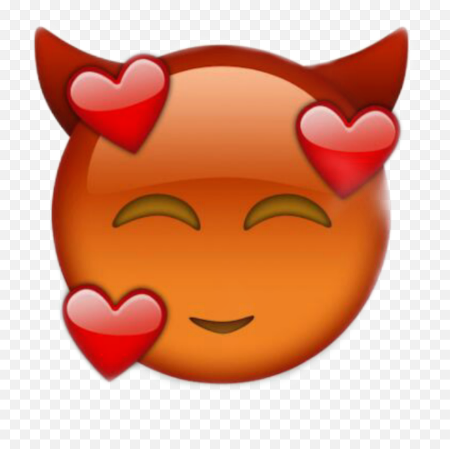 Emoji Diablo Amor Sticker - New Whatsapp Single Emoji,Emojis De Amor