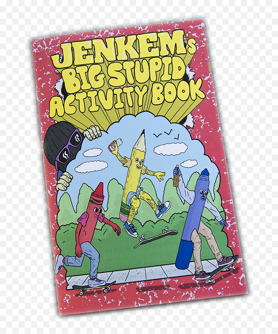 Introducingjenkemu0027s Big Stupid Activity Book - Jenkem Jenkem Big Stupid Activity Book Emoji,Stupid Fb Emojis