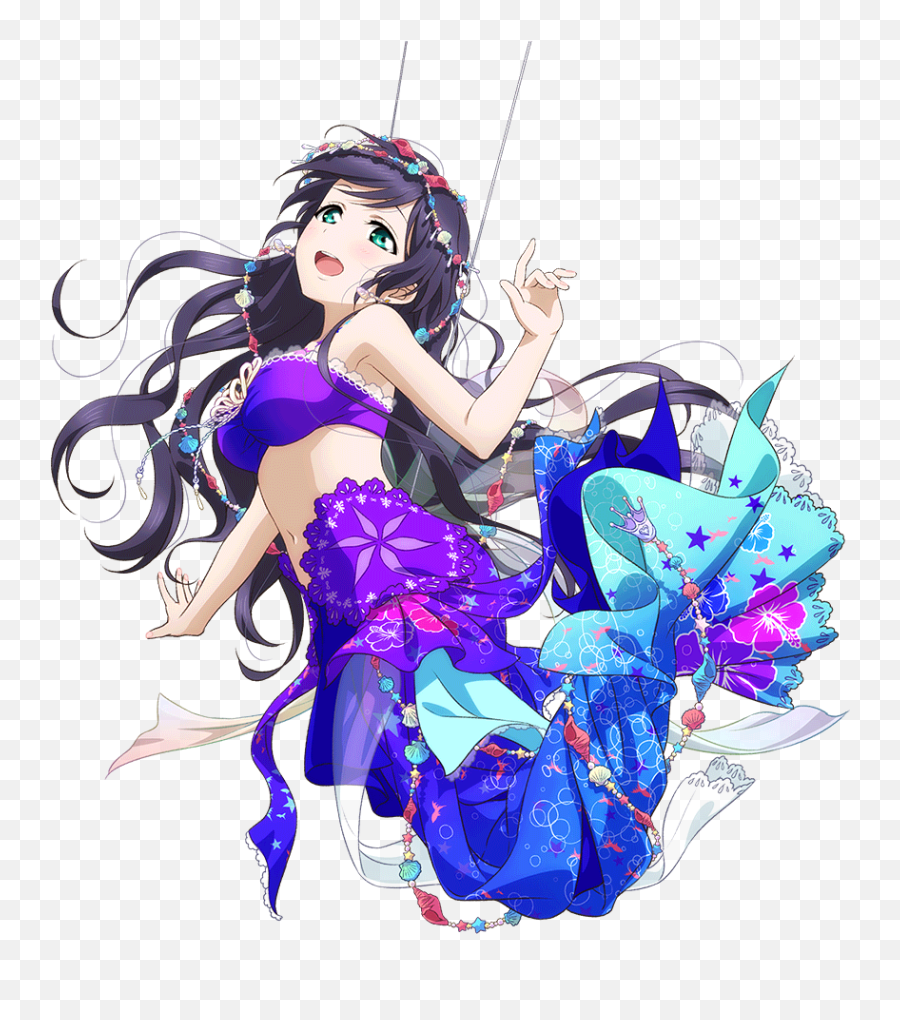 Cards - Nozomi Tojo Mermaid Emoji,Excitement Emotion Card