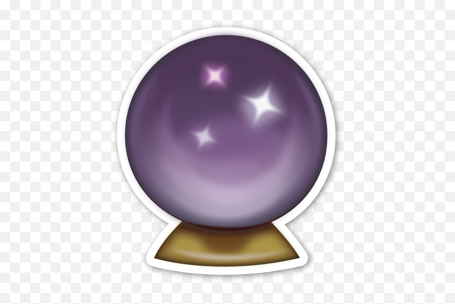 Crystal Ball - Crystal Ball Emoji Png,18 Emoji