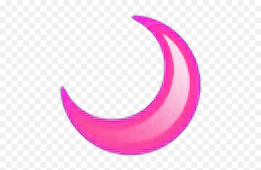Moon Clipart Emoji Moon Emoji Transparent Free For Download - Pink Half Moon Png,Firework Emoji