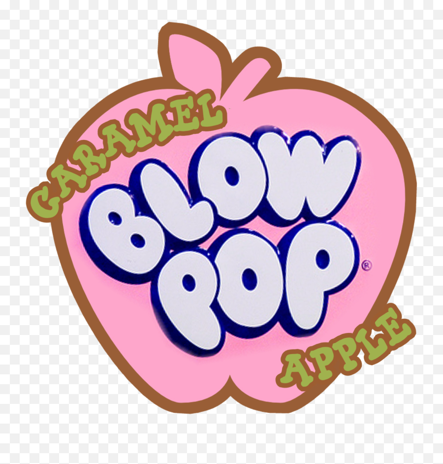Caramel Apple Blow Pop Lollipops - Charms Blow Pop Cherry Blow Pop Pop Art Emoji,Emoji Charms