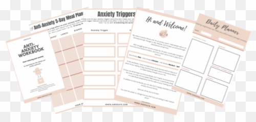 Download Your Free Printable Anxiety Workbook Pdf Amosuir - Document Emoji,Daily Check In Sheet Emotions Pdf