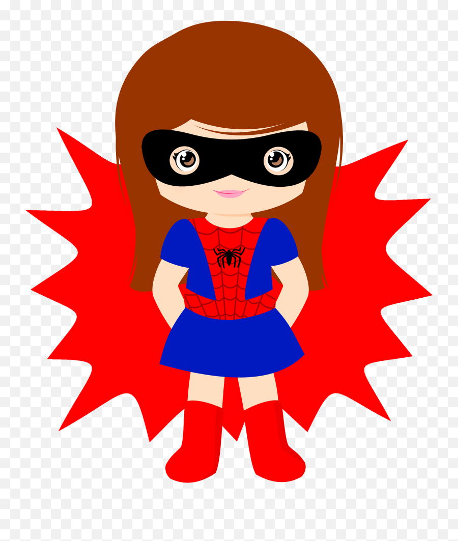 Spidergirl Clipart Free Download Transparent Png Creazilla - Super Hero Girls Inspiration Art Emoji,How To Download Wonder Woman Emojis